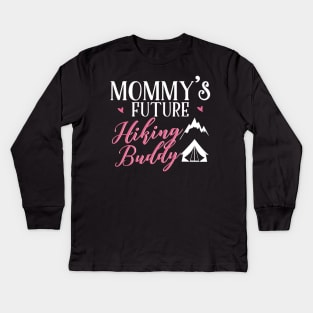 Hiking Mom and Baby Matching T-shirts Gift Kids Long Sleeve T-Shirt